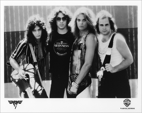 Van Halen in a promo shot, 1978