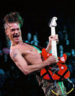 Edward Van Halen playing this custom guitar