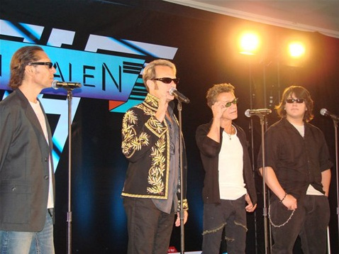 The new band... Alex, David, Edward and Wolfgang